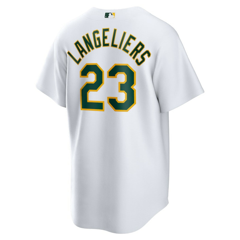 Shea Langeliers Athletics Nike Home Replica Jersey - White - Nike Lifestyle