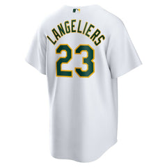 Shea Langeliers Athletics Nike Home Replica Jersey - White - Nike Lifestyle