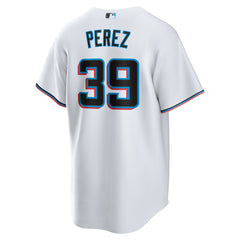 Eury Perez Miami Marlins Nike Home Replica Jersey - White - Nike Lifestyle