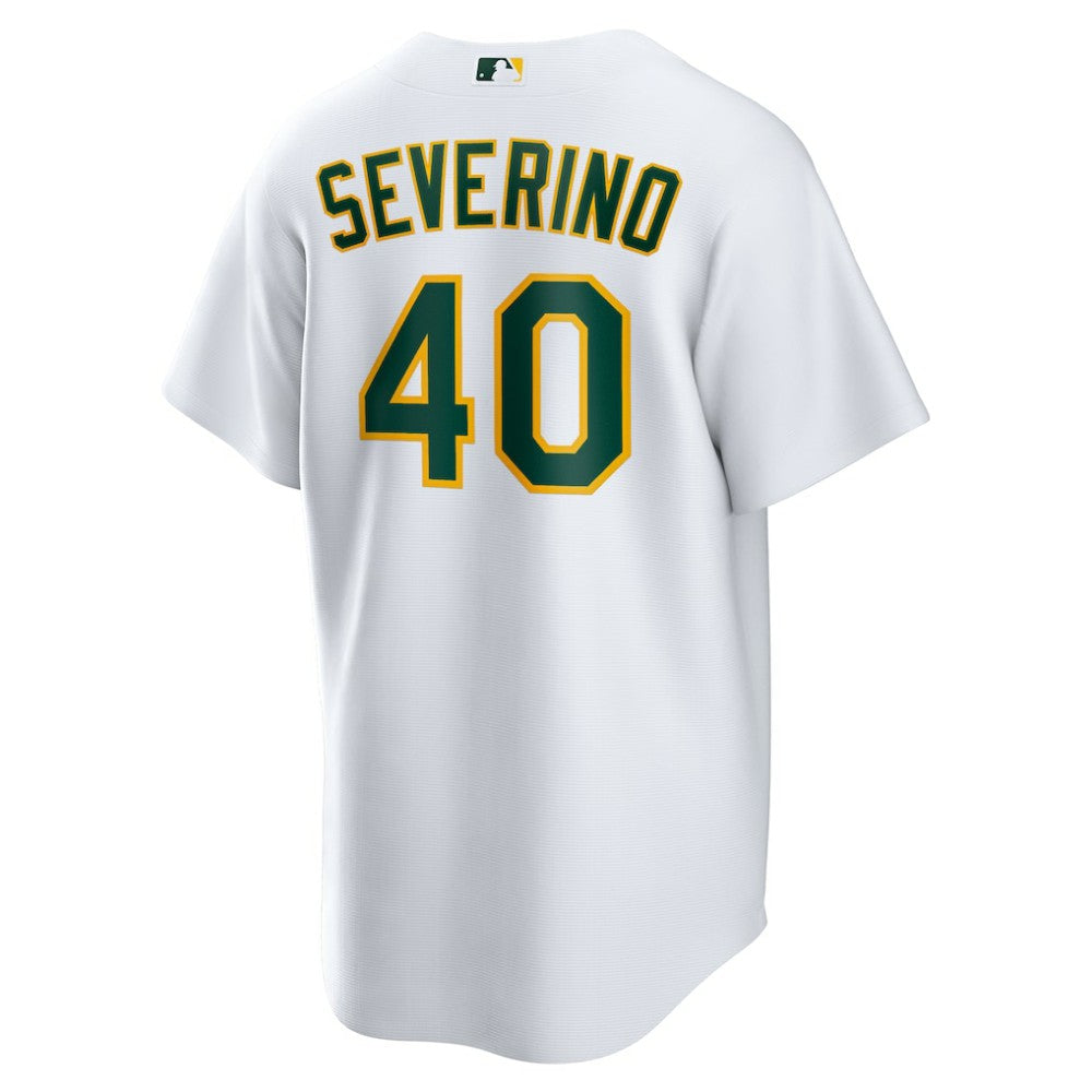 Luis Severino Athletics Nike Home Replica Jersey - White - Nike Lifestyle