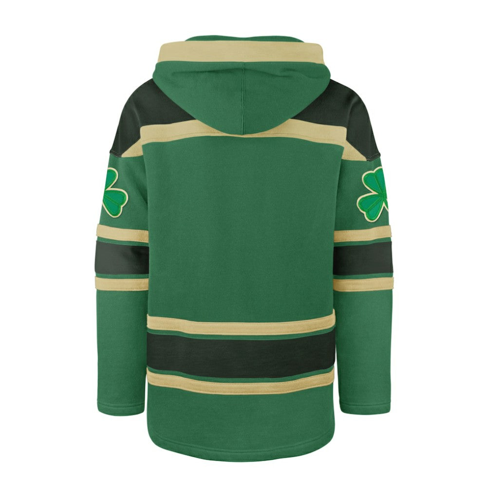 New York Rangers '47 St. Patrick's Day McLucky Superior Lacer Pullover Hoodie - Kelly Green - NHL 202856125