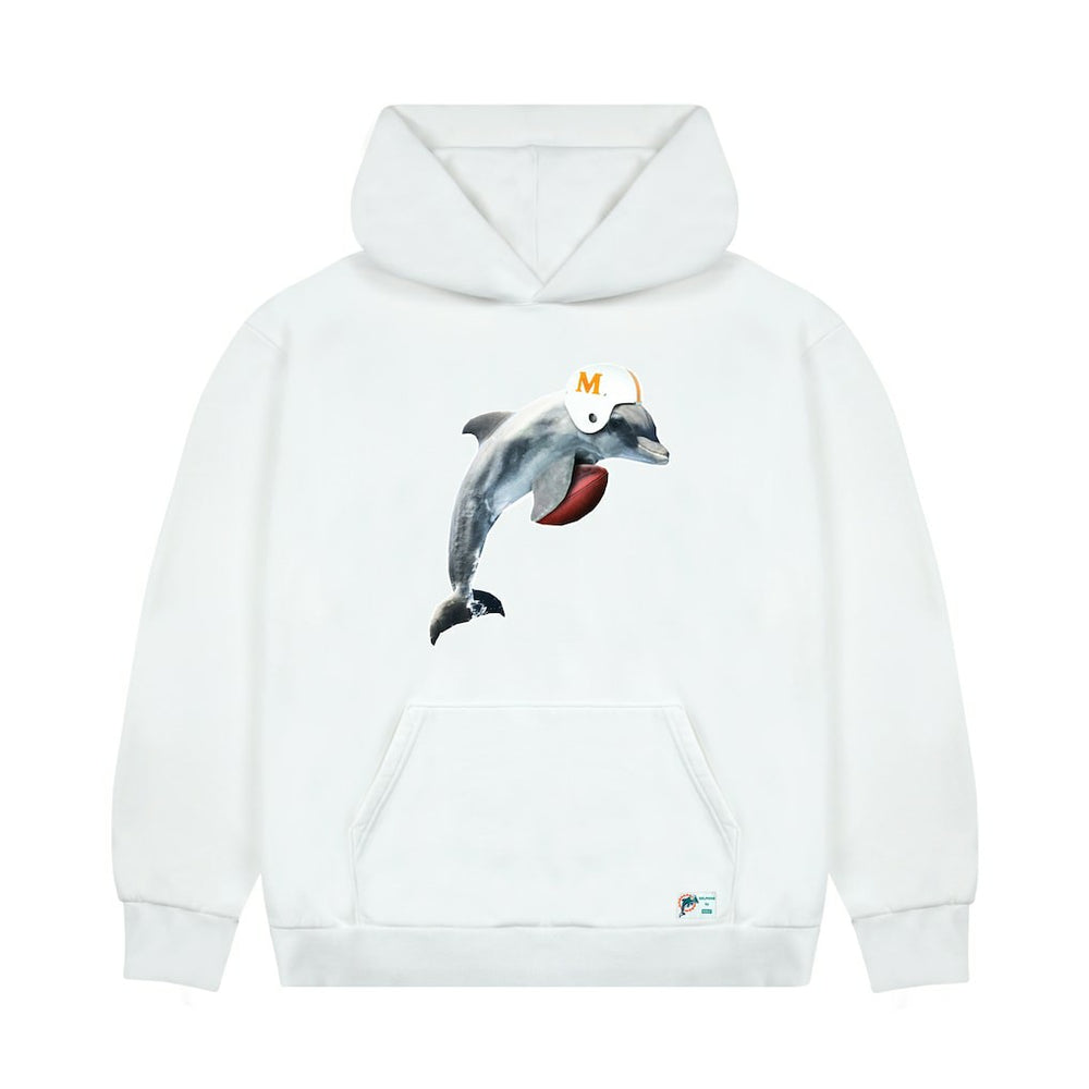 Miami Dolphins GOLF WANG Cutout Hoodie White