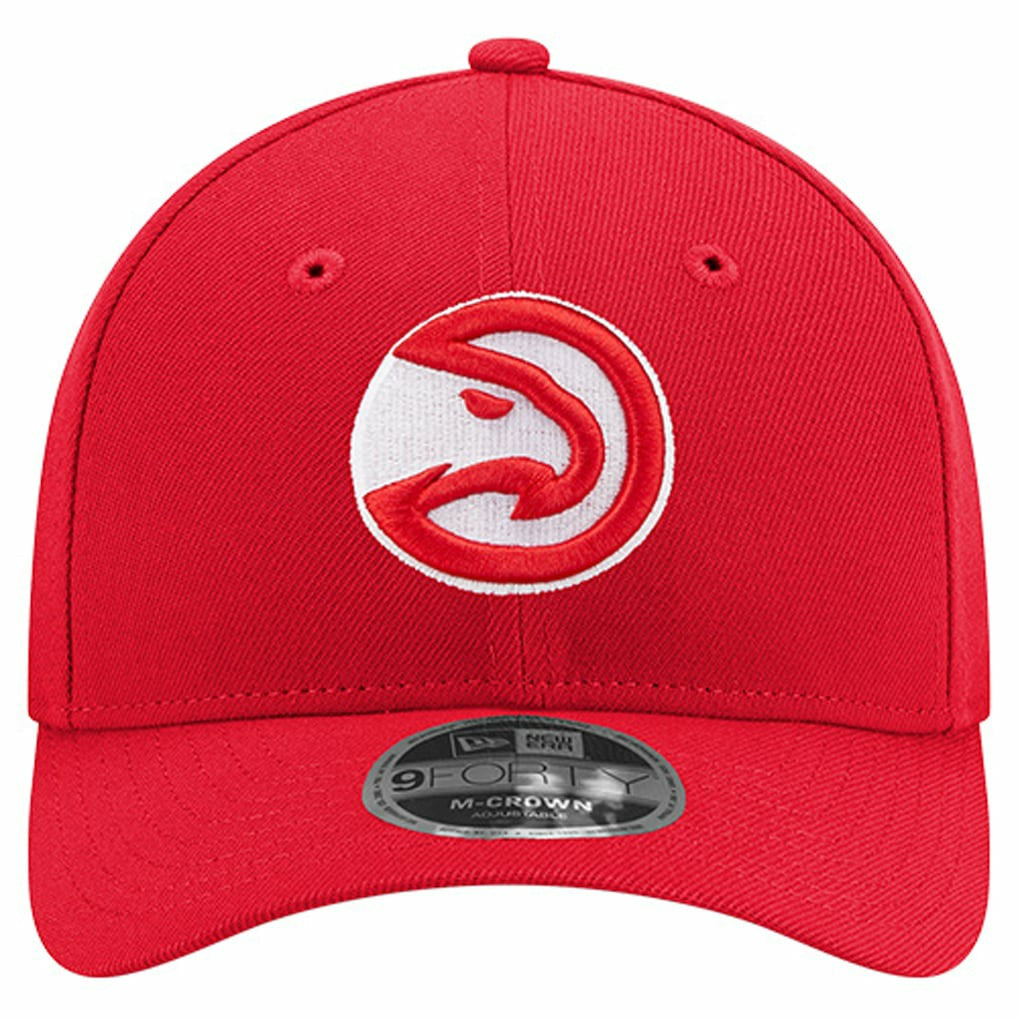 Atlanta Hawks 9FORTY Stock M-Crown Adjustable Hat Red | New Era online