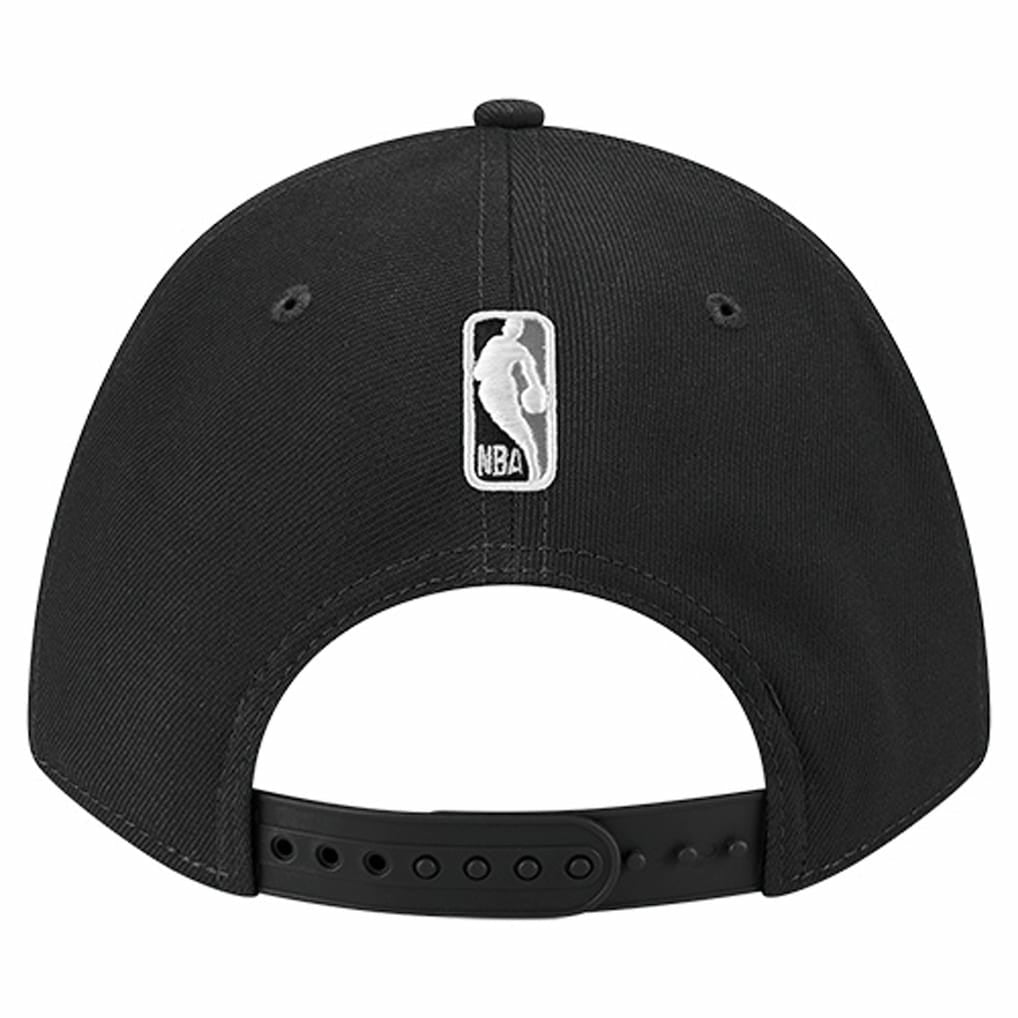 Brooklyn Nets 9FORTY Stock M-Crown Adjustable Hat Black | New Era Lifestyle