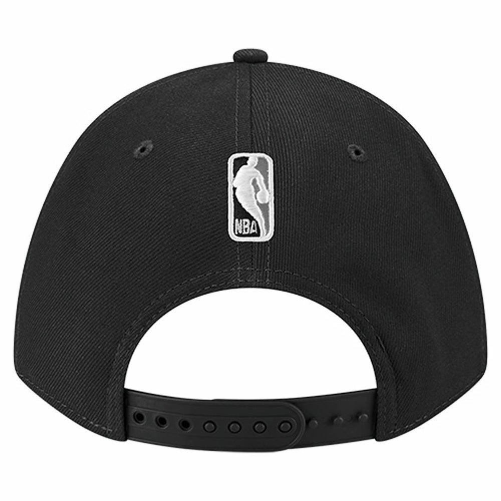 Brooklyn Nets 9FORTY Stock M-Crown Adjustable Hat Black | New Era Lifestyle