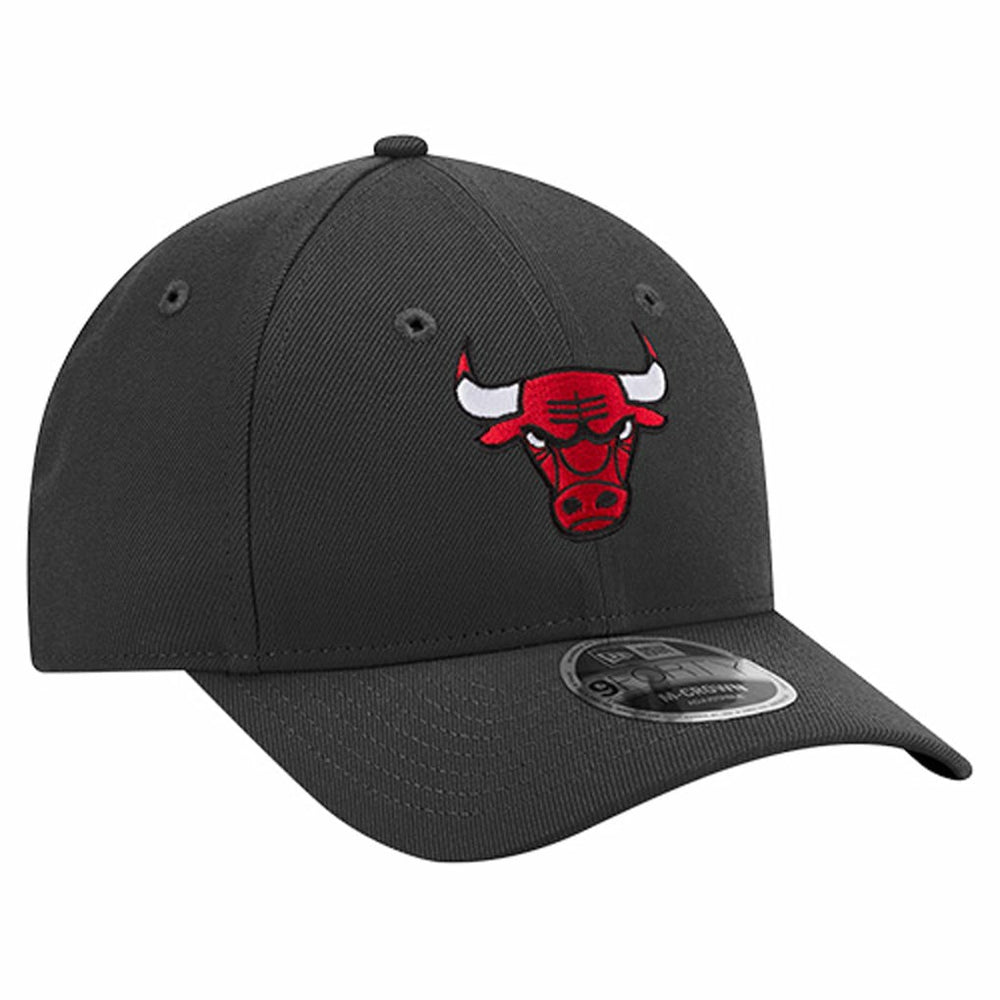 Chicago Bulls 9FORTY Stock M-Crown Adjustable Hat Black | New Era