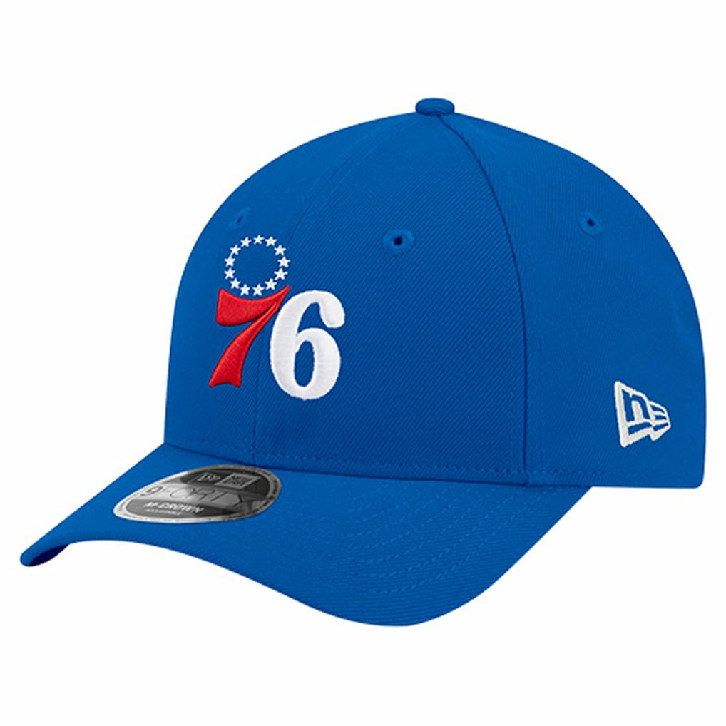 Philadelphia 76ers 9FORTY Stock M-Crown Adjustable Hat Royal | New Era Lifestyle