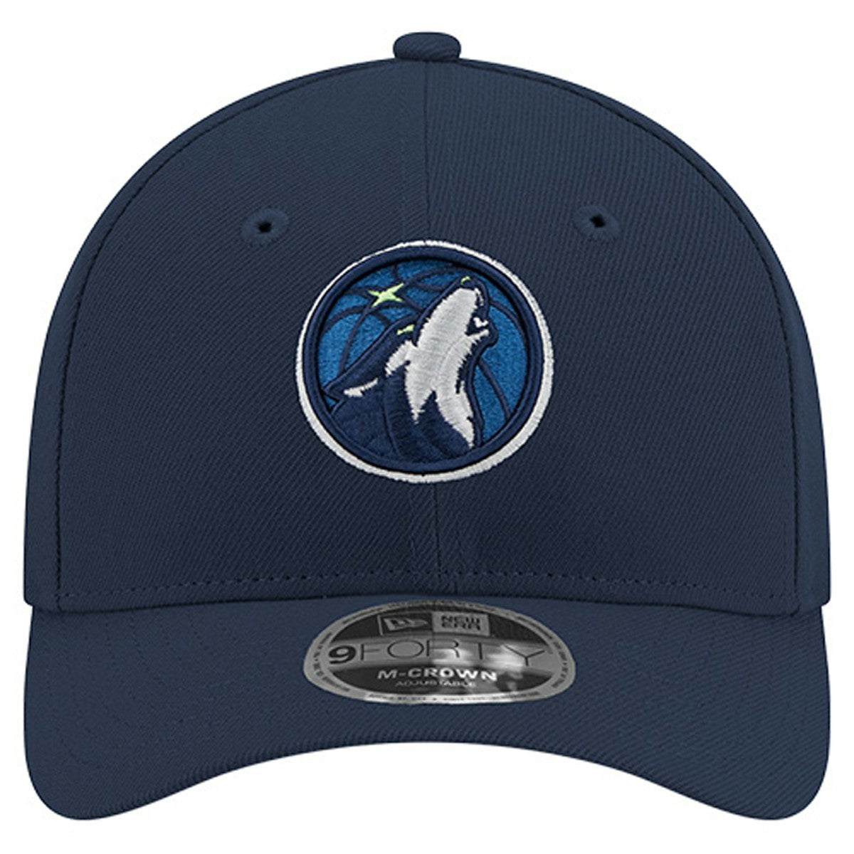 Minnesota Timberwolves 9FORTY Stock M-Crown Adjustable Hat Navy | New Era discount