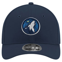 Minnesota Timberwolves 9FORTY Stock M-Crown Adjustable Hat Navy | New Era discount