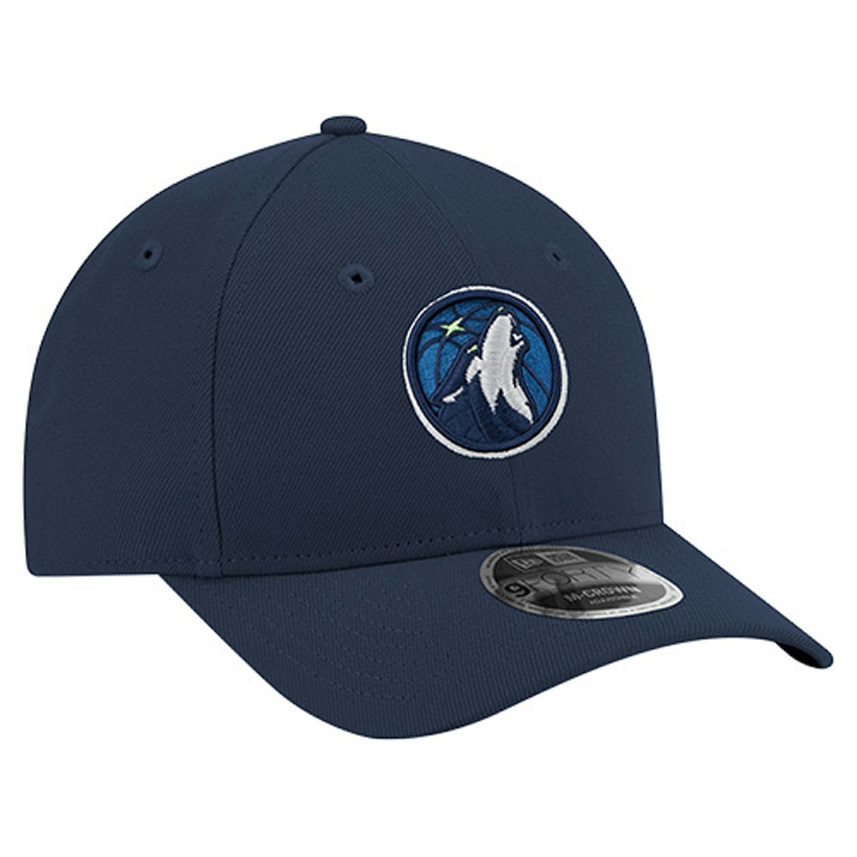 Minnesota Timberwolves 9FORTY Stock M-Crown Adjustable Hat Navy | New Era discount