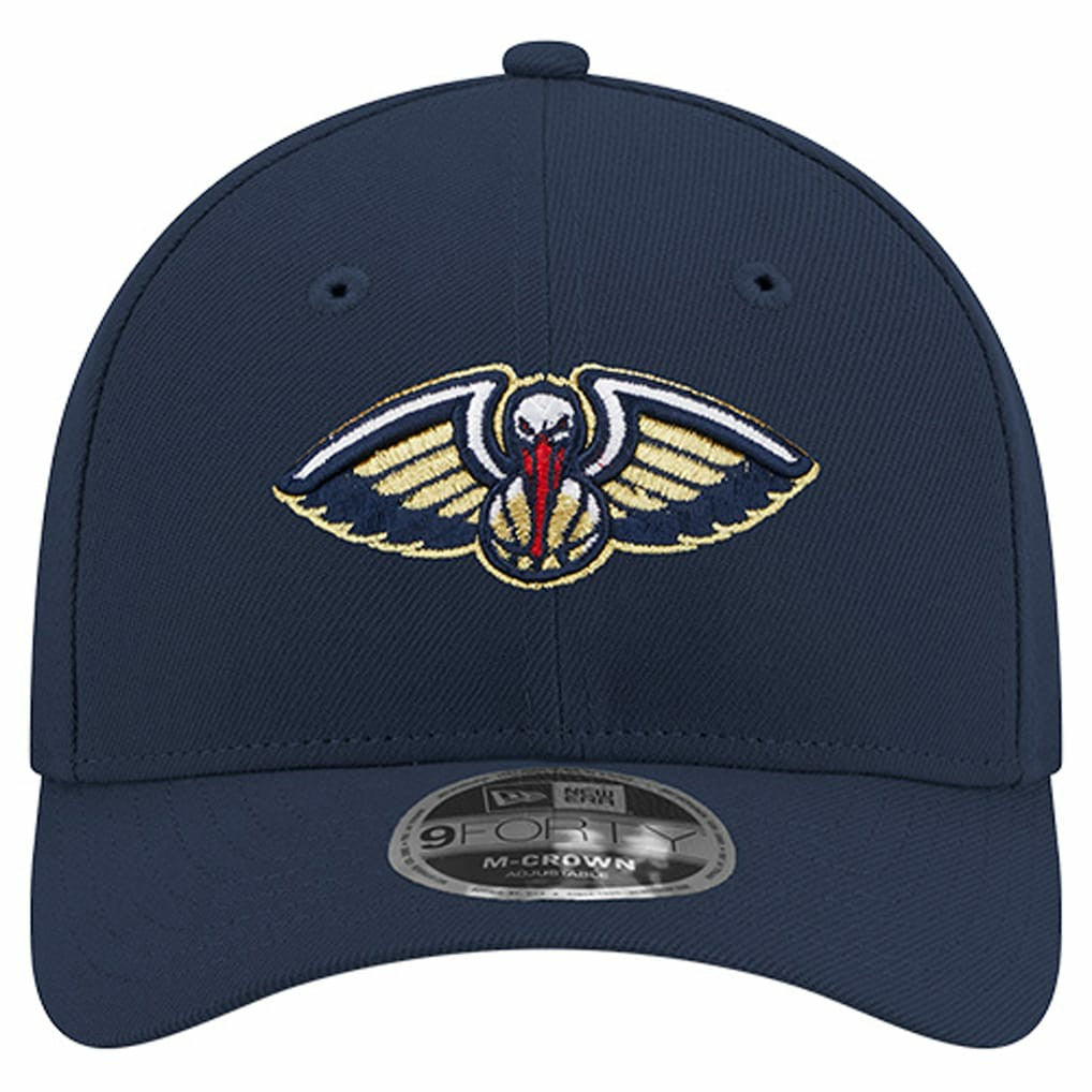 New Orleans Pelicans 9FORTY Stock M-Crown Adjustable Hat Navy | New Era Lifestyle