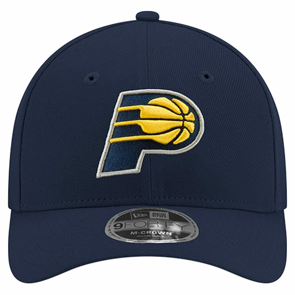 Indiana Pacers 9FORTY Stock M-Crown Adjustable Hat Navy | New Era Lifestyle
