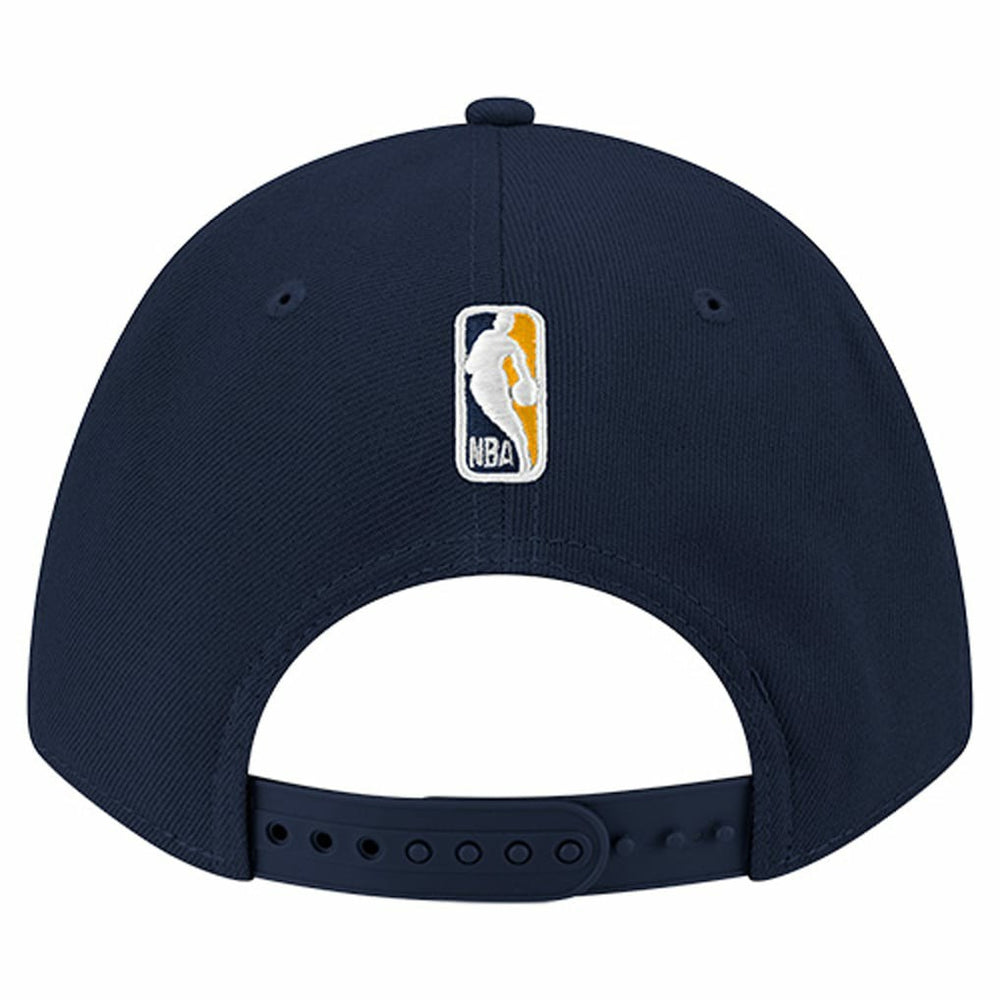 Indiana Pacers 9FORTY Stock M-Crown Adjustable Hat Navy | New Era Lifestyle