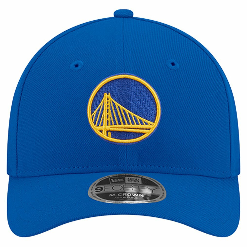 Golden State Warriors 9FORTY Stock M-Crown Adjustable Hat for sale Royal | New Era Lifestyle