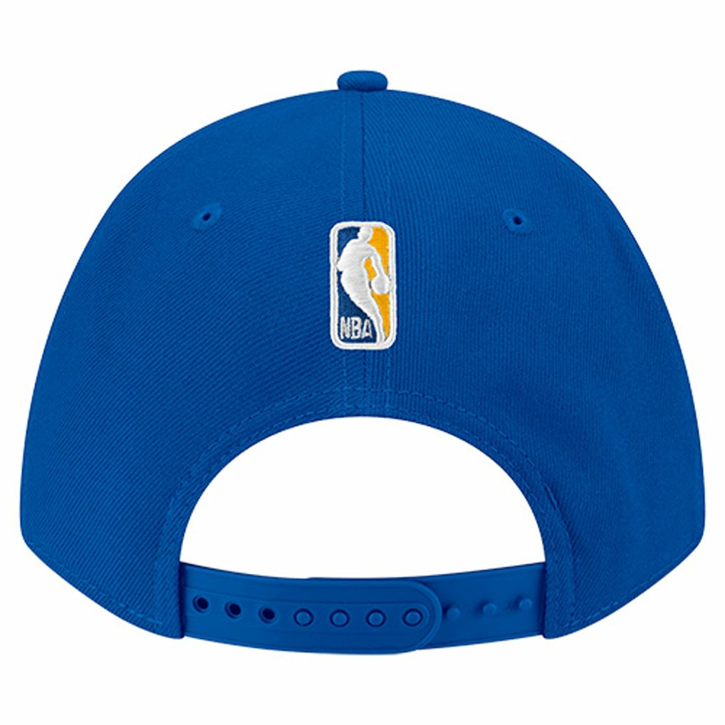 Golden State Warriors 9FORTY Stock M-Crown Adjustable Hat for sale Royal | New Era Lifestyle