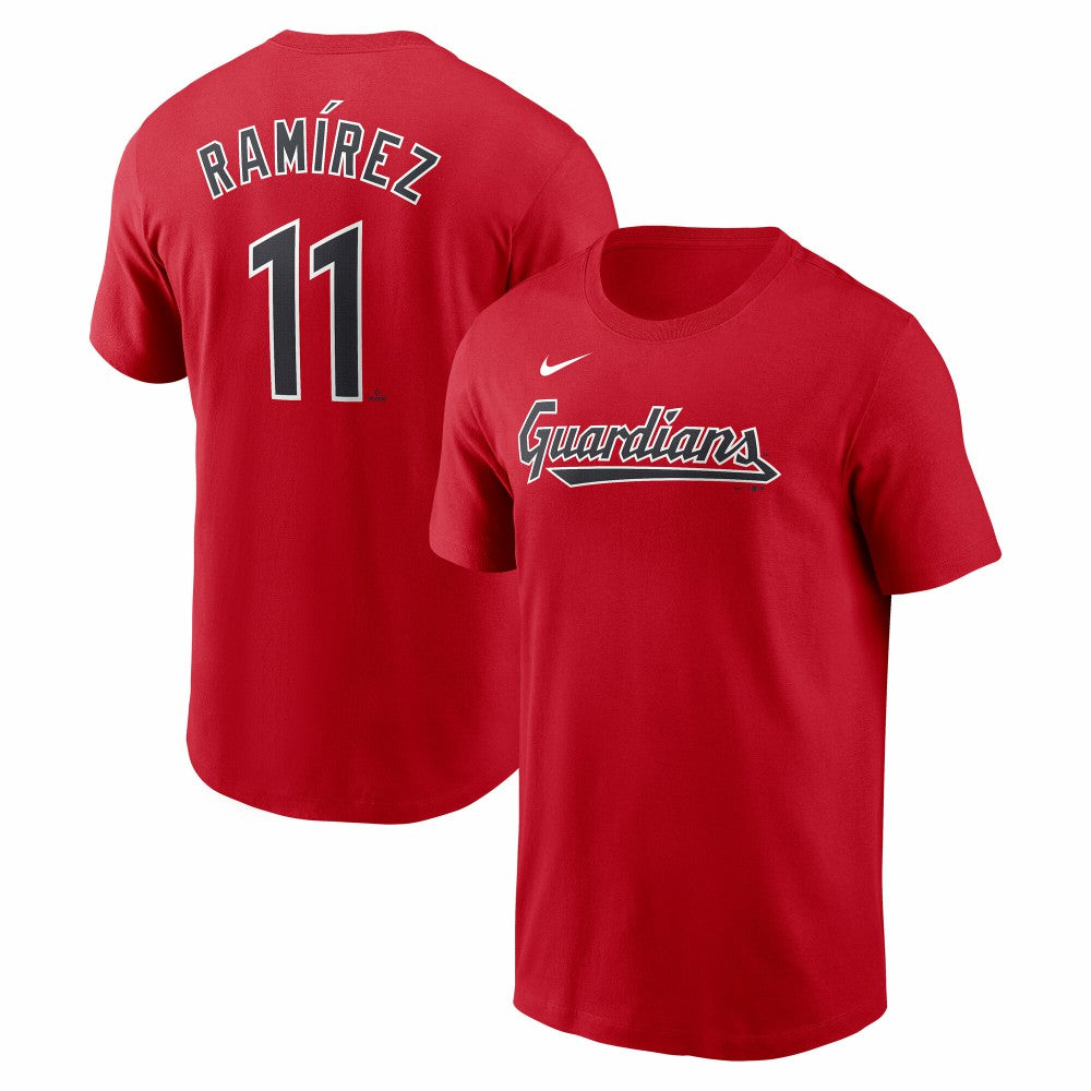 Jose Ramirez Cleveland Guardians Nike Fuse Name & Number T-Shirt - Red - Nike Lifestyle