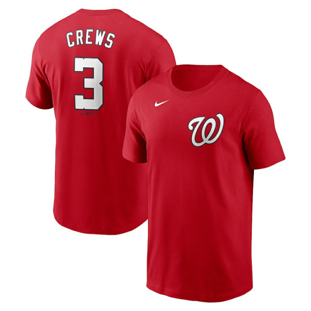 Dylan Crews Washington Nationals Nike Fuse Name & Number T-Shirt - Red - Nike Sale