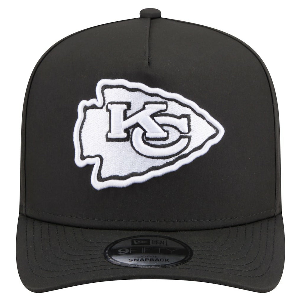 Kansas City Chiefs New Era Gore-Tex A-Frame 9FIFTY Adjustable Hat Black