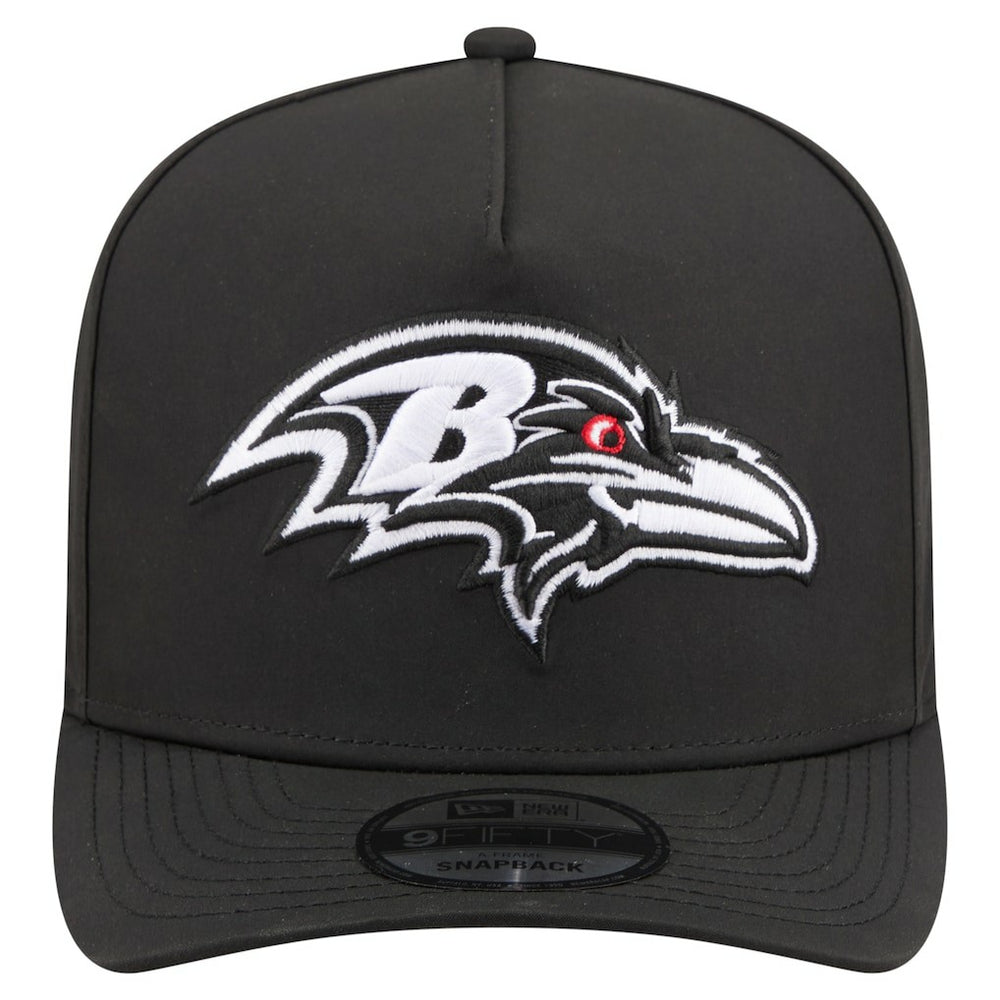 Baltimore Ravens New Era Gore-Tex A-Frame 9FIFTY Adjustable Hat Black