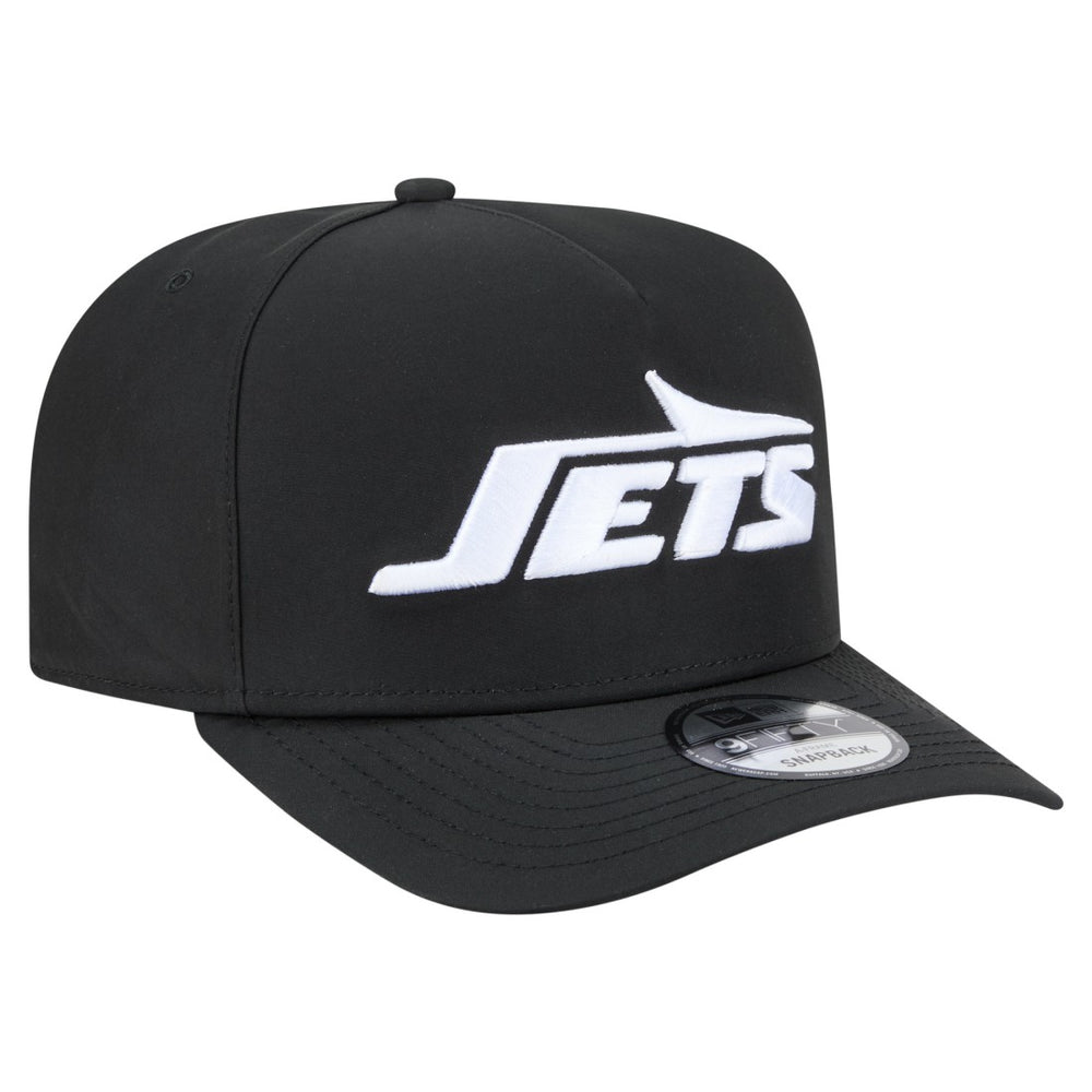 New York Jets New Era Gore-Tex A-Frame 9FIFTY Adjustable Hat Black