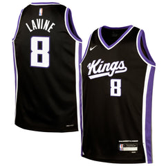 Zach LaVine Sacramento Kings Youth Swingman Jersey Icon Edition Black | Nike US