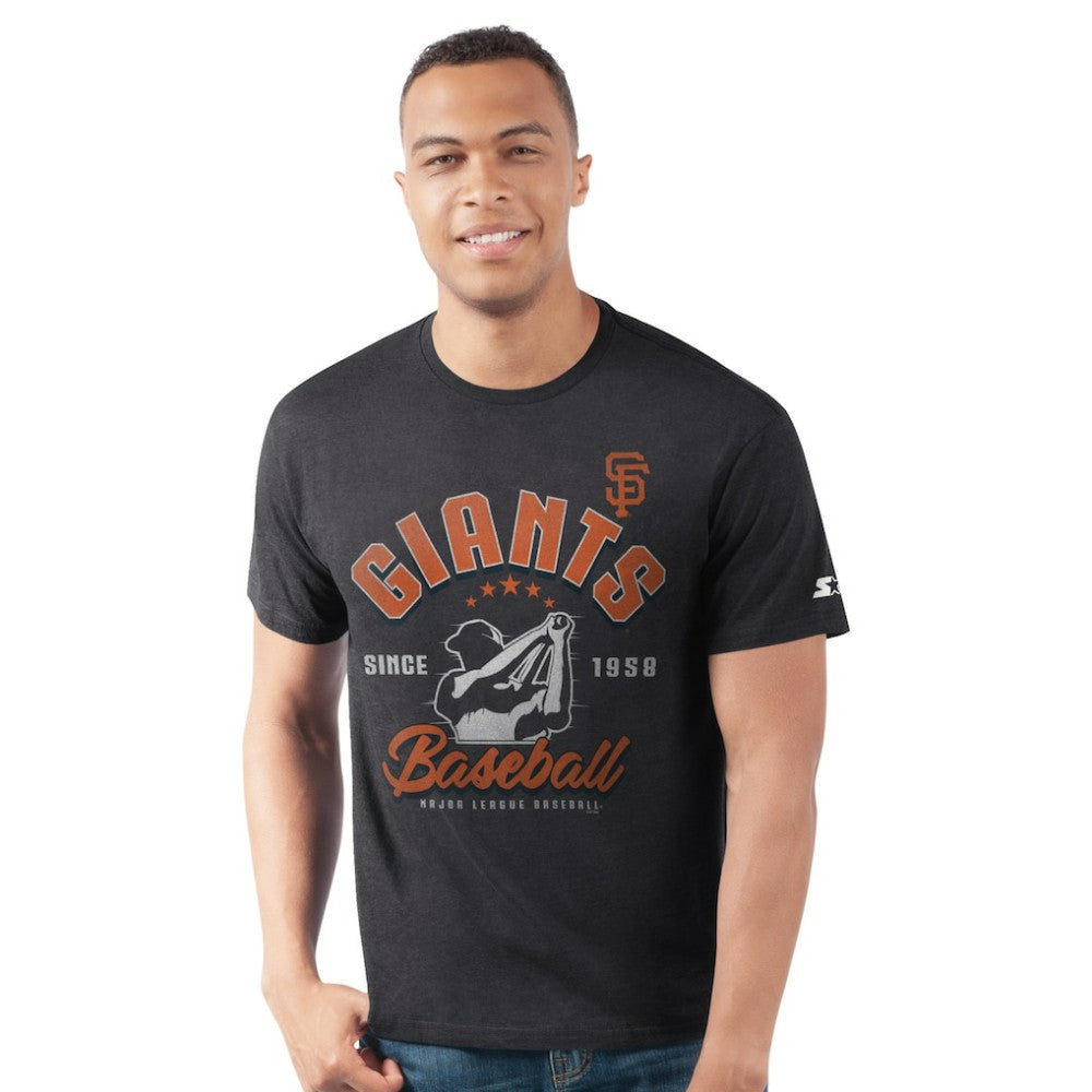 San Francisco Giants Starter Prime Time Batter T-Shirt - Black - MLB Discount