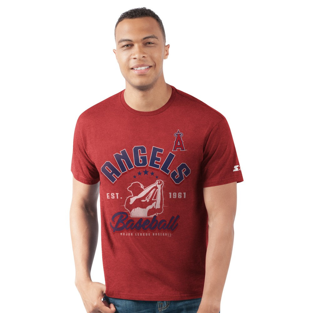 Los Angeles Angels Starter Prime Time Batter T-Shirt - Red - MLB Sale