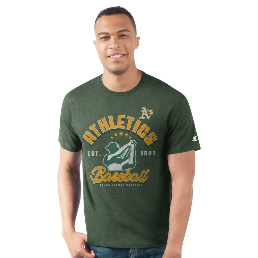 Athletics Starter Prime Time Batter T-Shirt - Green - MLB Sale