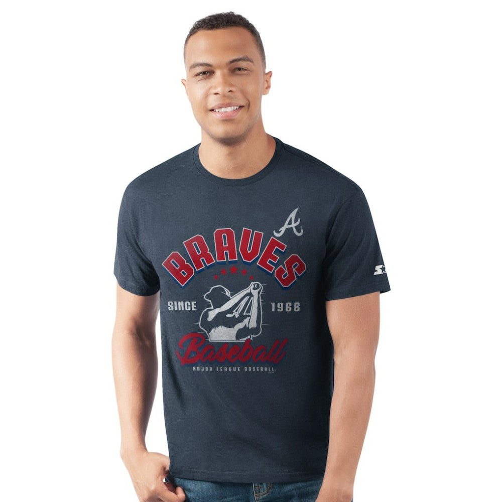 Atlanta Braves Starter Prime Time Batter T-Shirt - Navy - MLB on Sale