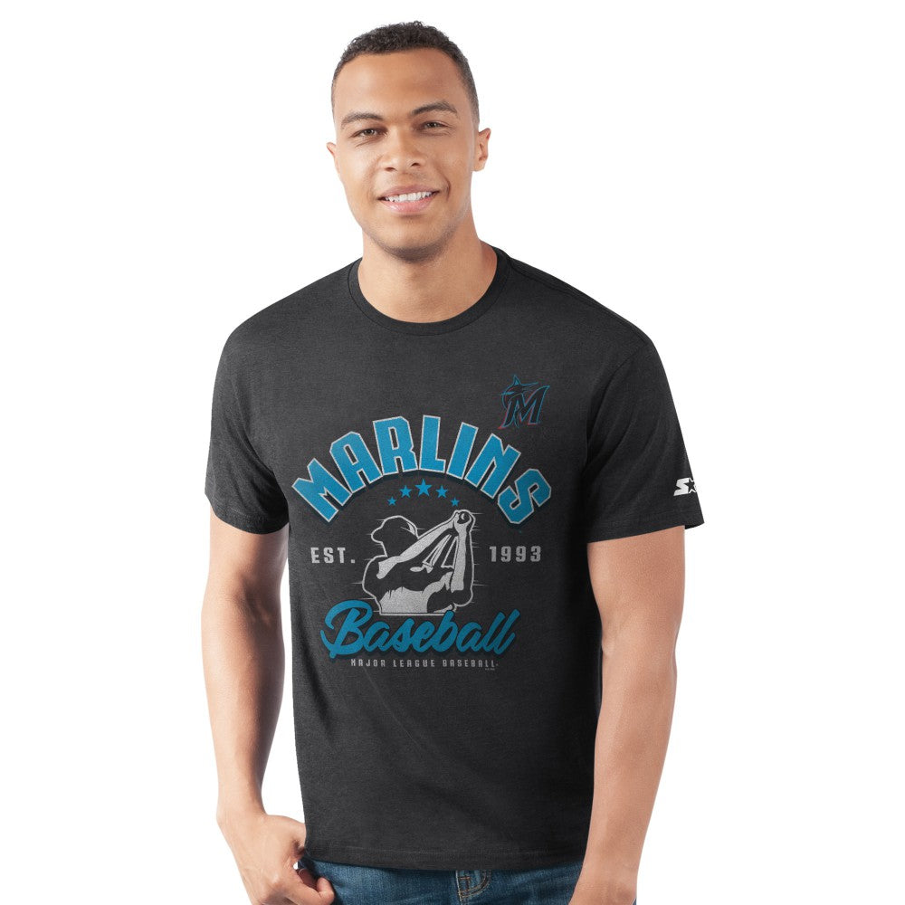 Miami Marlins Starter Prime Time Batter T-Shirt - Black - MLB Online