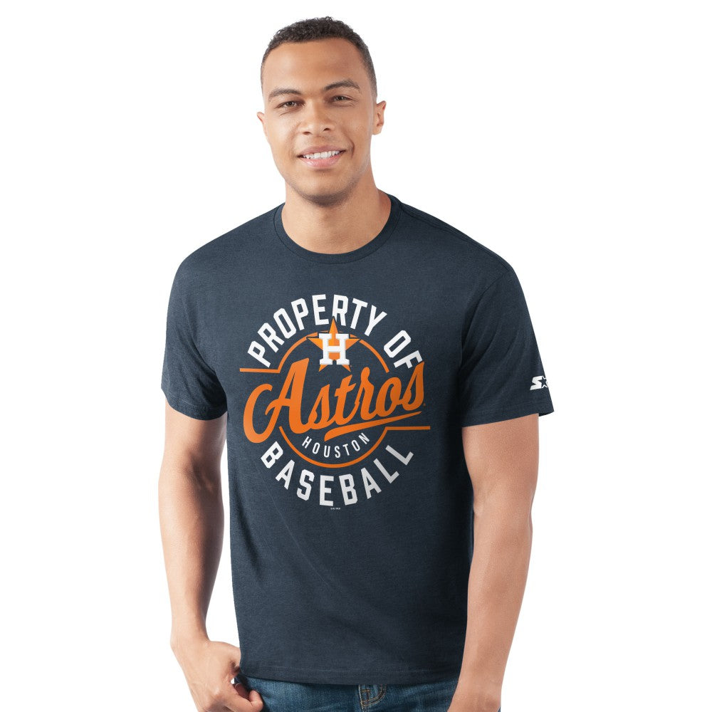Houston Astros Starter Prime Time Property Of T-Shirt - Navy - MLB Discount