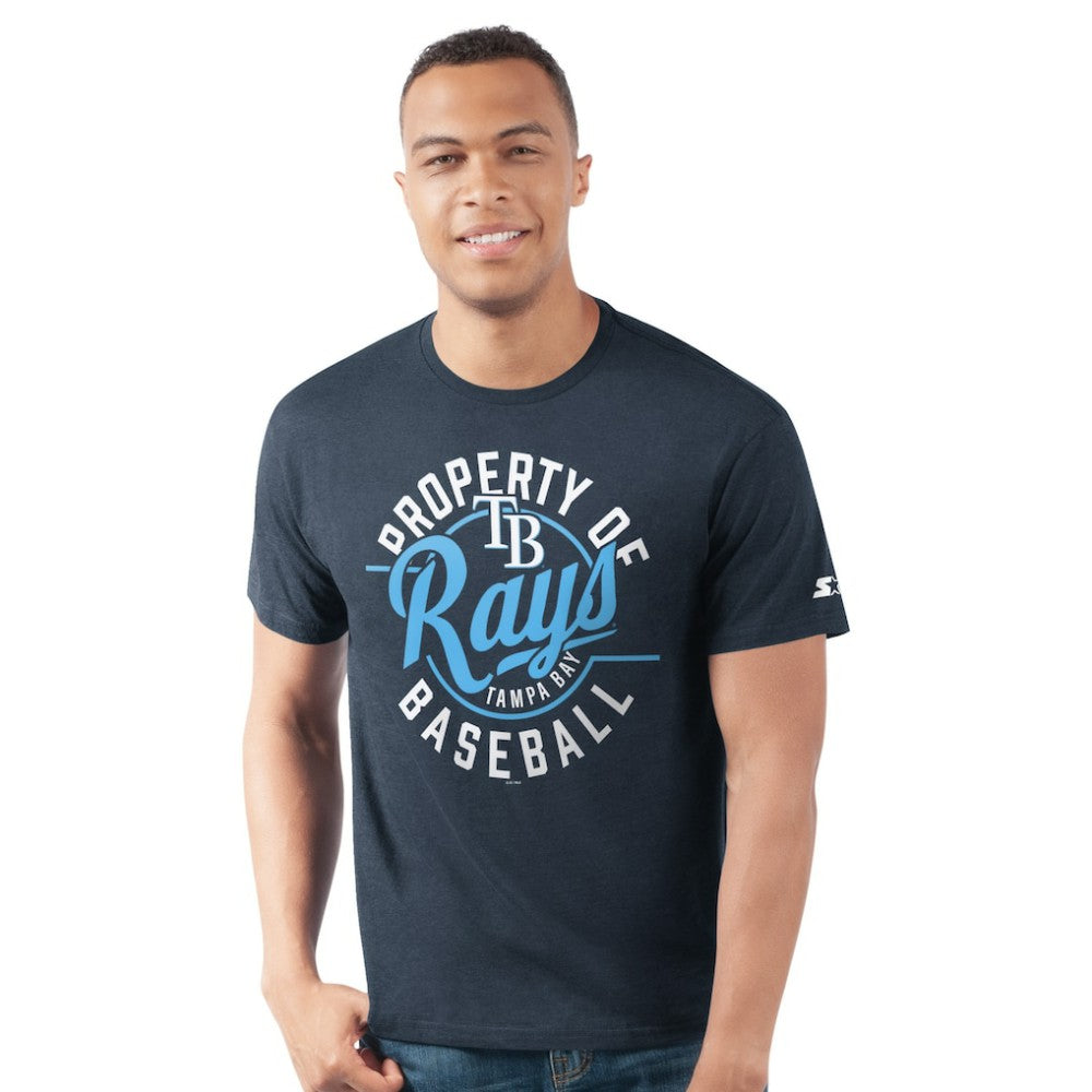 Tampa Bay Rays Starter Prime Time Property Of T-Shirt - Navy - MLB Sale