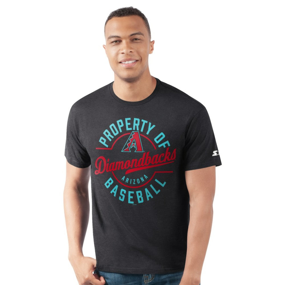 Arizona Diamondbacks Starter Prime Time Property Of T-Shirt - Black - MLB Discount