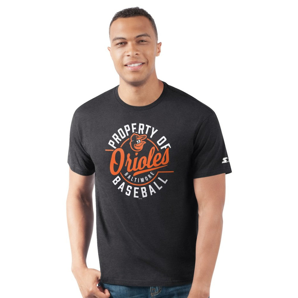 Baltimore Orioles Starter Prime Time Property Of T-Shirt - Black - MLB Sale