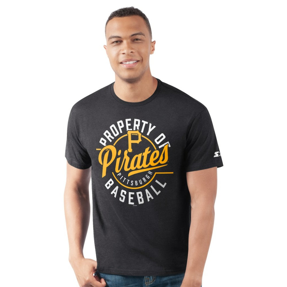 Pittsburgh Pirates Starter Prime Time Property Of T-Shirt - Black - MLB Lifestyle