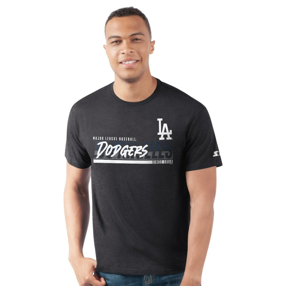 Los Angeles Dodgers Starter Prime Time Team T-Shirt - Black - MLB Lifestyle
