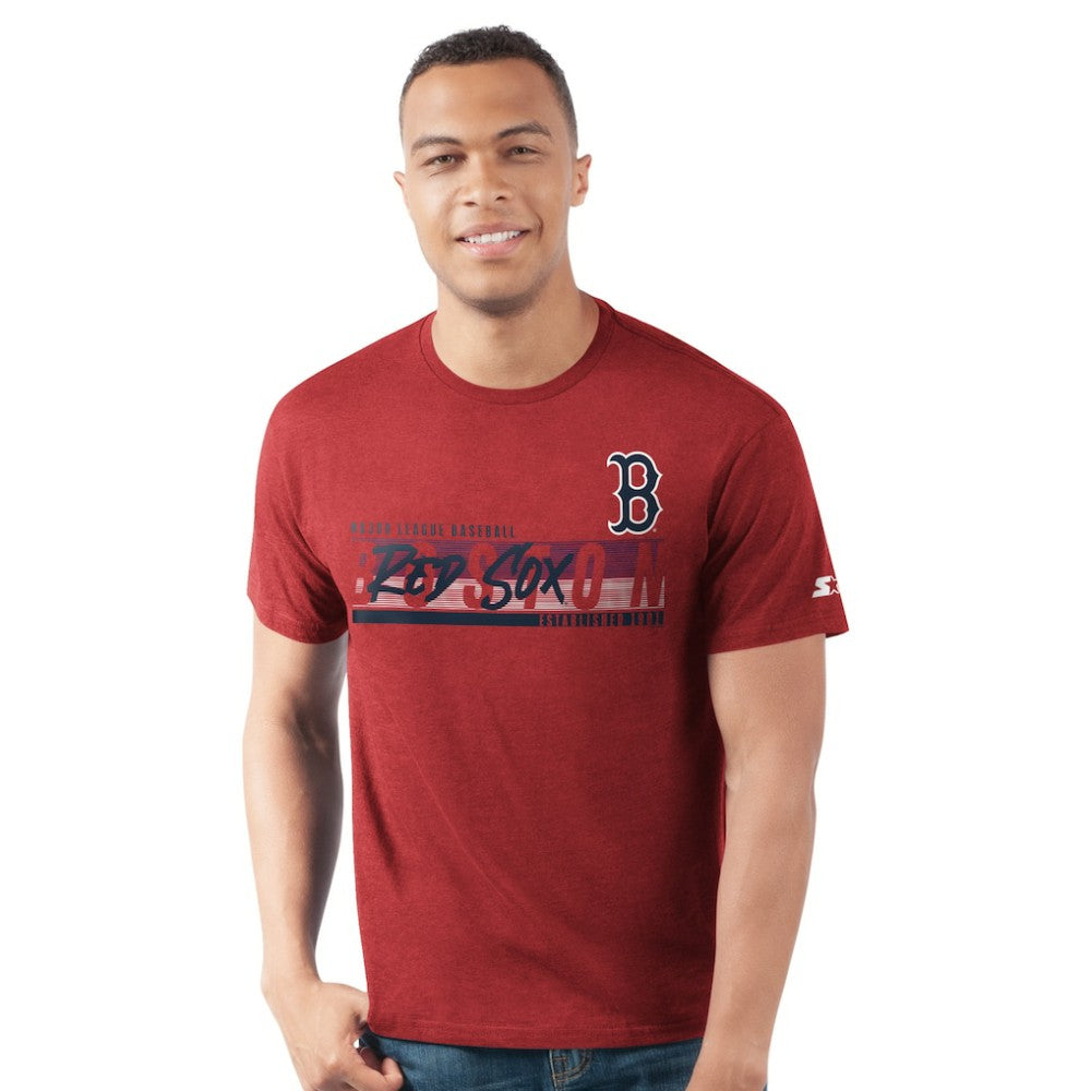 Boston Red Sox Starter Prime Time Team T-Shirt - Red - MLB Lifestyle