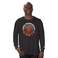 San Francisco Giants Starter Halftime Long Sleeve T-Shirt - Black - MLB Sale