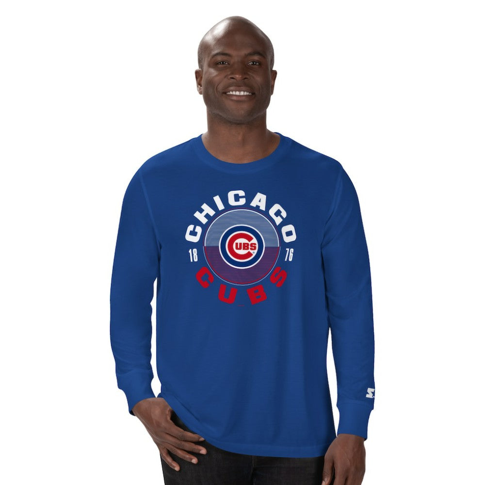 Chicago Cubs Starter Halftime Long Sleeve T-Shirt - Royal - MLB Online