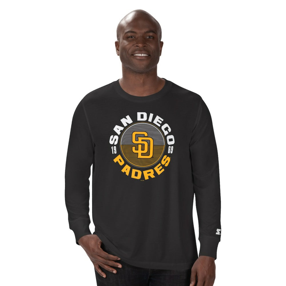 San Diego Padres Starter Halftime Long Sleeve T-Shirt - Black - MLB Online