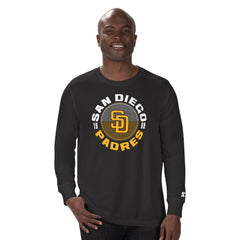 San Diego Padres Starter Halftime Long Sleeve T-Shirt - Black - MLB Online