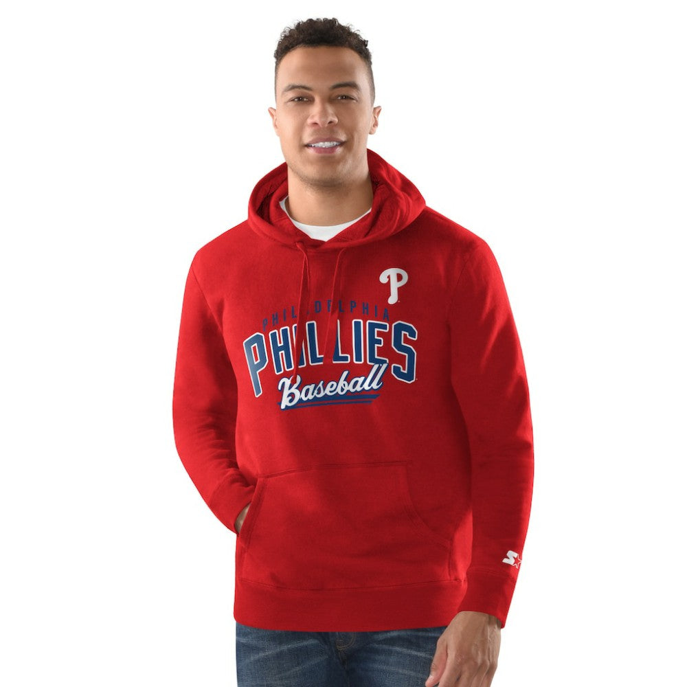 Philadelphia Phillies Starter Classic Pullover Hoodie - Red - MLB Online