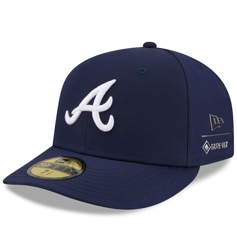 Atlanta Braves New Era x GORE-TEX 59FIFTY Fitted Hat - Navy - New Era on Sale