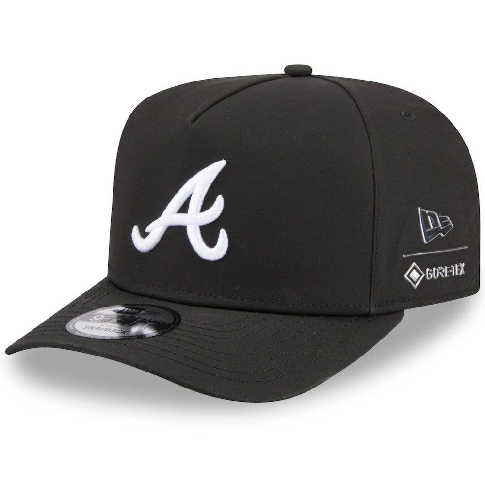 Atlanta Braves New Era x GORE-TEX A-Frame 9FIFTY Adjustable Hat - Black - New Era on Sale