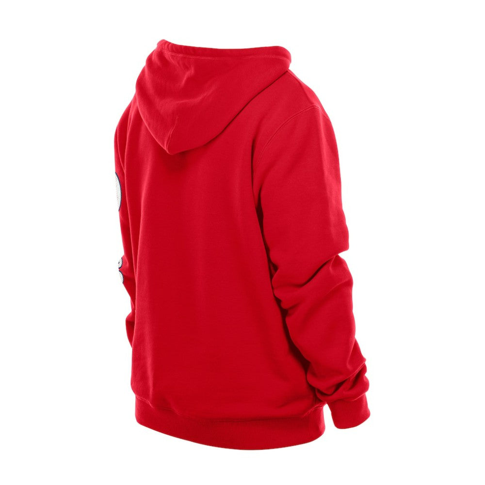 Bryce Harper Philadelphia Phillies New Era Design Lab Pullover Hoodie - Red - New Era Lifestyle