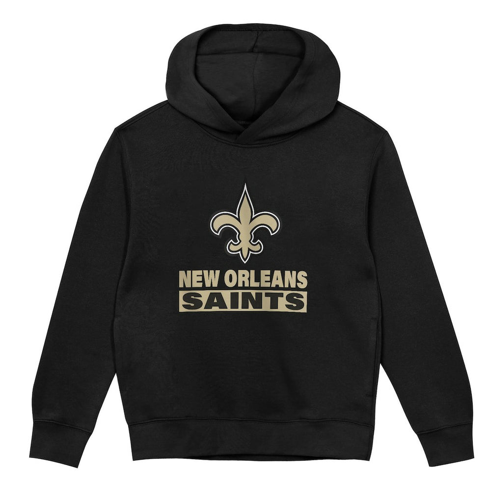 New Orleans Saints Outerstuff Preschool Back to Basics Hoodie Black