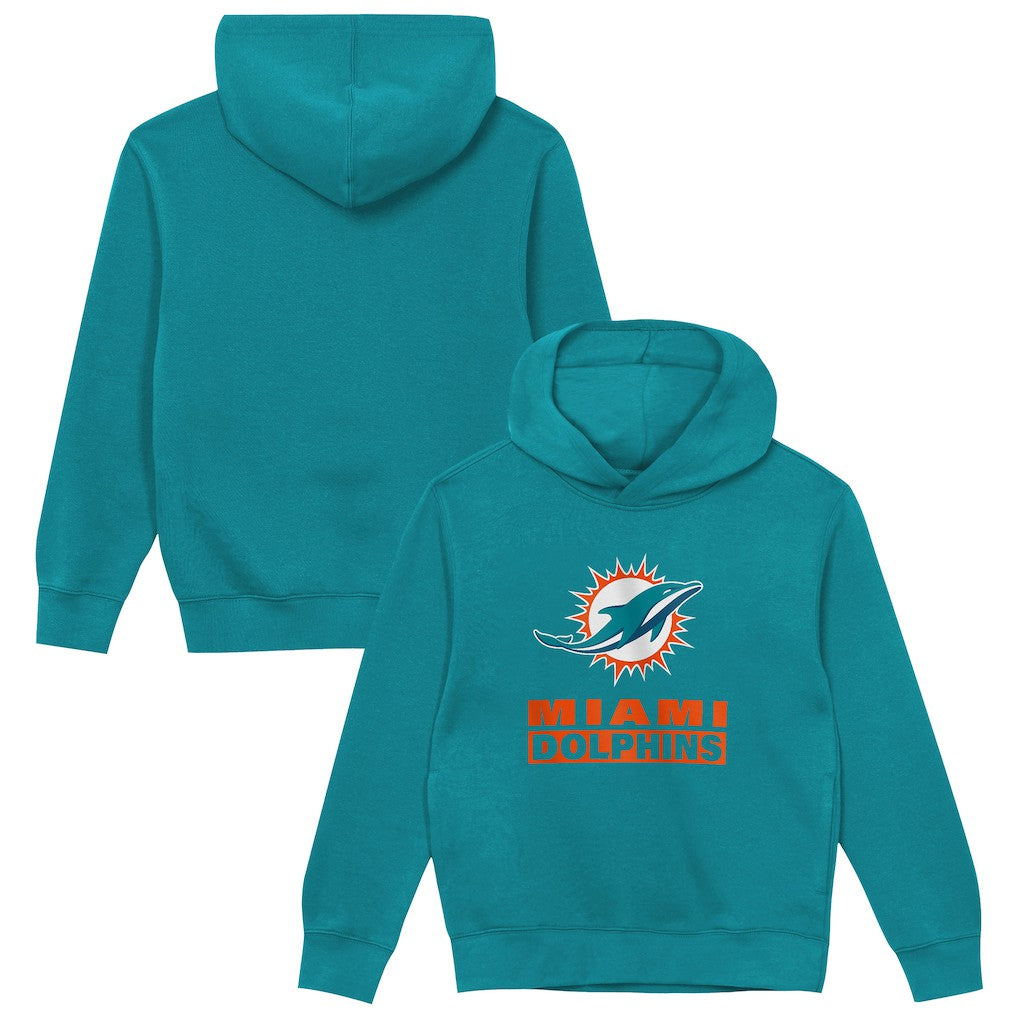 Miami Dolphins Outerstuff Preschool Back to Basics Hoodie Aqua