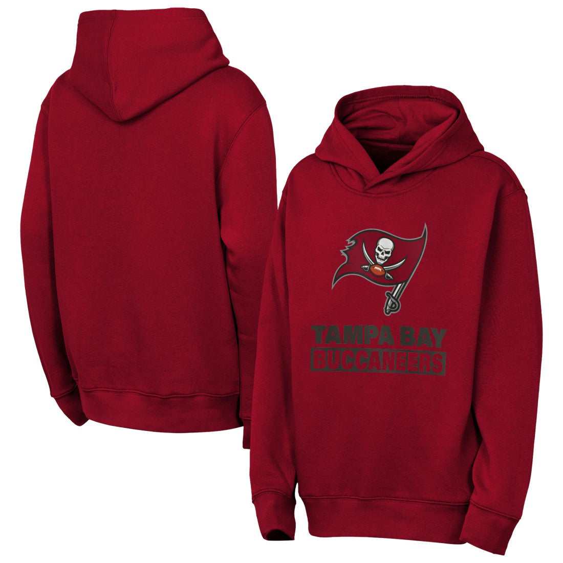 Tampa Bay Buccaneers Outerstuff Youth Back to Basics Hoodie Red