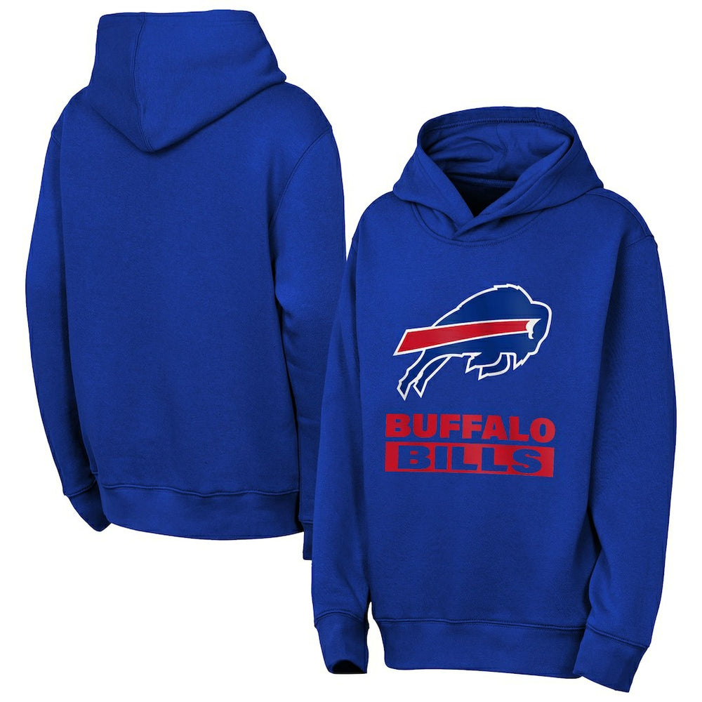 Buffalo Bills Outerstuff Youth Back to Basics Hoodie Royal