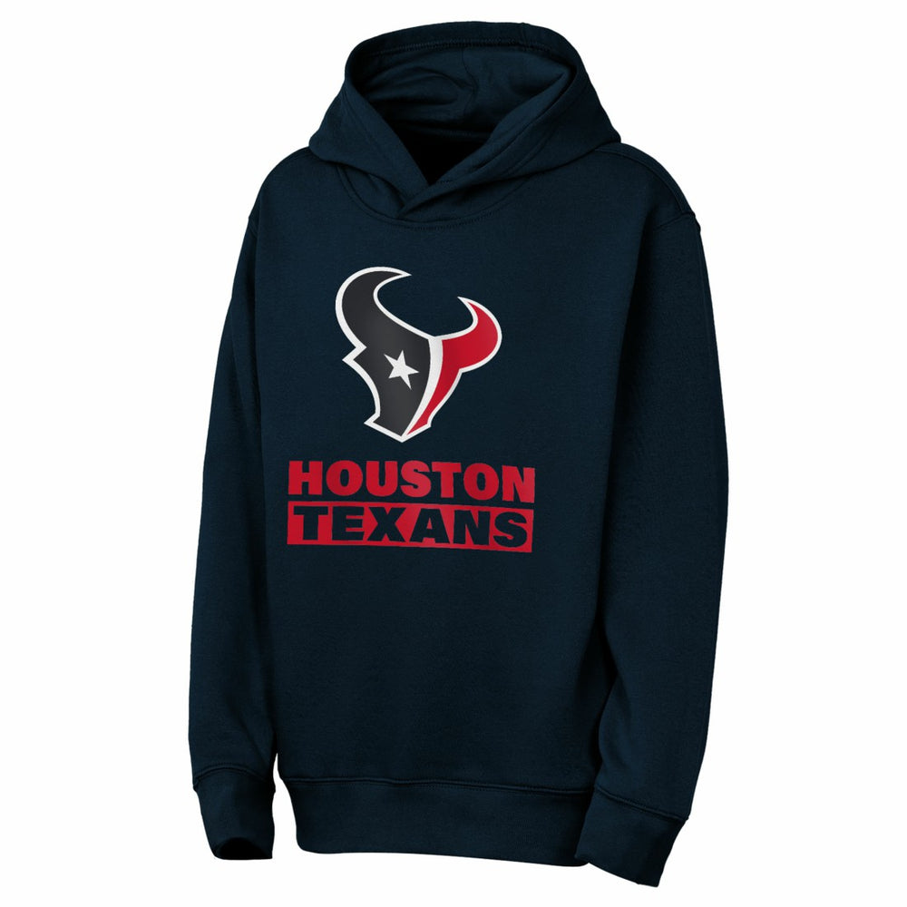 Houston Texans Outerstuff Youth Back to Basics Hoodie Navy